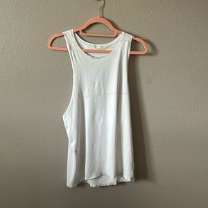Lululemon Athletica Plain White Tank estimated size 8